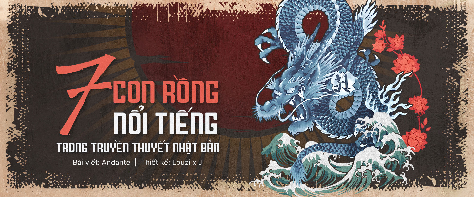 7 con rồng nổi tiếng trong truyền thuyết Nhật Bản